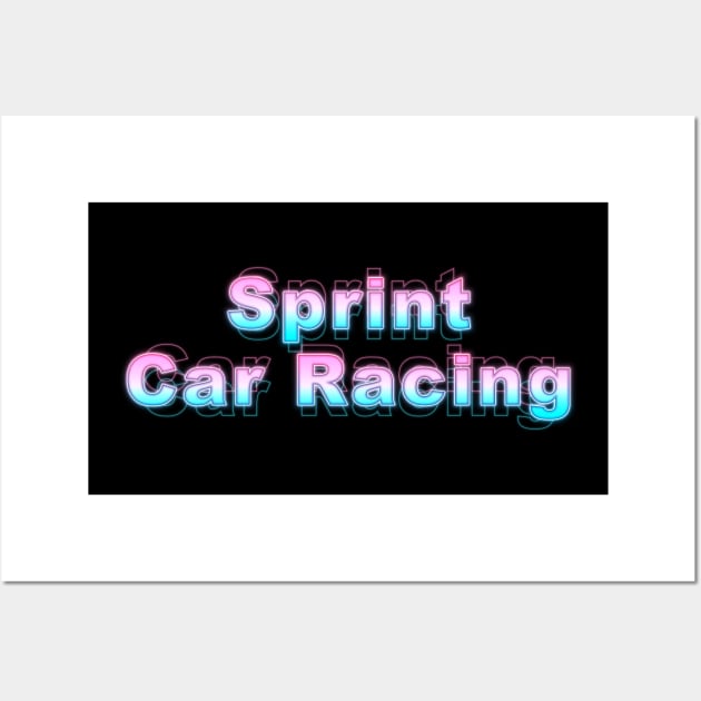 Sprint Car Racing Wall Art by Sanzida Design